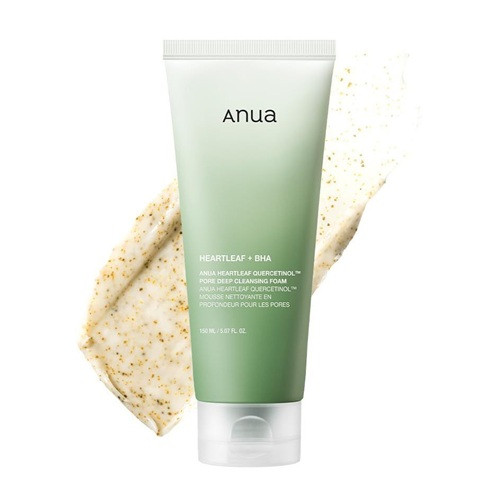 Anua Heartleaf Quercetinol Pore Deep Cleansing Foam Пінка з хуттуїнією та кверцетинолом, 150 мл