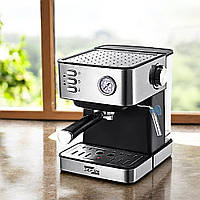 Ріжкова кавомашина Zepline Кавоварка з тиском 15бар Домашня кавомашина з спінювачем молока на 2 чашки