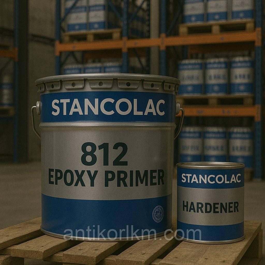 Грунтівка Епоксидна Двокомпонентна Антикорозійна 812 EPOXY PRIMER STANCOLAC, 20 КГ + 5Л