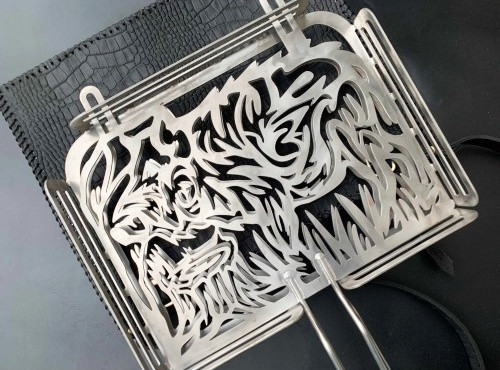 Дизайнерська решітка-гриль "Кабан" 340х260х50 — крутий подарунок чоловікові до будь-якого свята