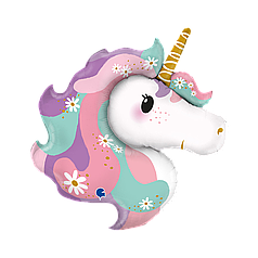 Фігура GRABO-ГР136 Голова єдинорога в квітах (УП)