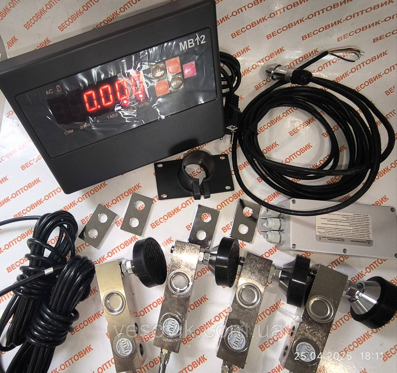 Комплект обладнання (ZEMIC MB12/А12) RS-232 для виготовлення ваг до 2000кг зі стабілізацією ваги