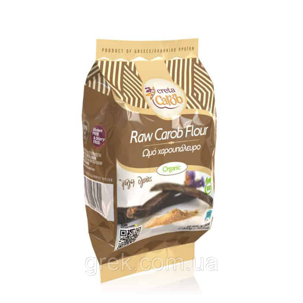 Борошно з кероба органічне Creta Carob 300 г, фото 1