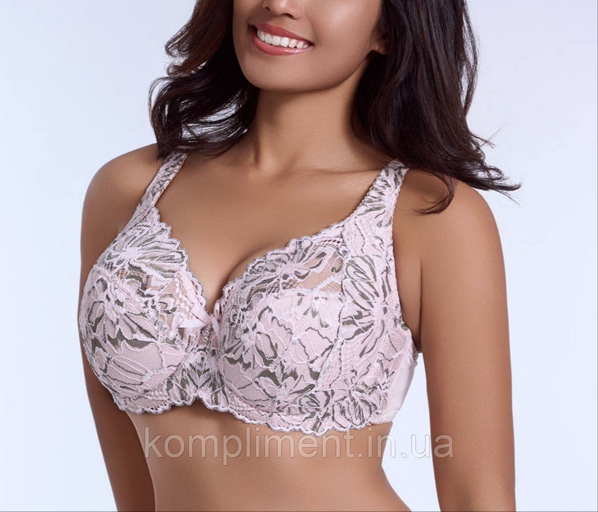 Бюстгальтер мереживний напівпоролон, Lanny mode, 11849,чашка Д