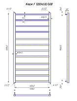 Рушникосушарка водяна MARIO Класік F 1200х630/600, фото 5