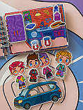 Міні альбом на липучках Toca Boca Круті хлопці, фото 5