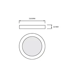 Точковий LED світильник Horoz MILENA-24 24W 3000/4000/6500К чорний 016-083-0024-020, фото 3
