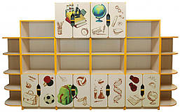 Стінка "Пізнайко" 3220х410х1885 мм.