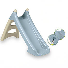Дитяча гірка Smoby з водним ефектом 90 см блакитно-бежева