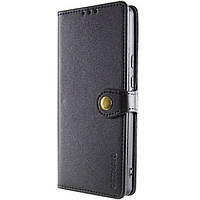 Захисний чохол-книжка GETMAN Gallant для Redmi Note 14 4G (European) Чорний