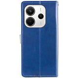 Захисний чохол-книжка GETMAN Gallant для Redmi Note 14 4G (European) Синій, фото 3