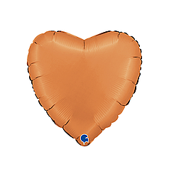 18" GRABO-ГР 024 СЕРЦЕ Сатин Карамельне | Satin Caramel