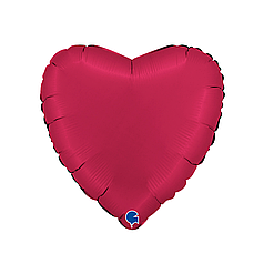18" GRABO-ГР 010 СЕРЦЕ Сатин Вишневе | Satin Cherry