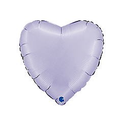 18" GRABO-ГР 053 СЕРЦЕ Сатин Світло-бузкове | Lilac