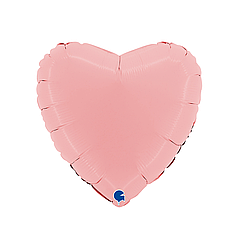 18" GRABO-ГР 006 СЕРЦЕ Макарун Рожеве | Matte Pink