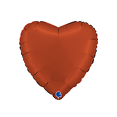 18" GRABO-ГР 015 СЕРЦЕ Сатин Червона Цегла | Satin Brick Red