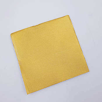 Фольга текстурна для цукерок квадратна Золота 15х15 см — 100 шт.