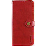 Захисний чохол-книжка GETMAN Gallant для Redmi Note 14 4G (European) Червоний, фото 3