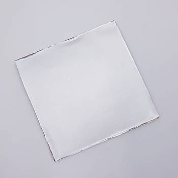 Фольга текстурна для цукерок квадратна Срібна 15х15 см — 100 шт.