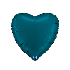 18" GRABO-ГР 054 СЕРЦЕ Сатин Синє | Blue Petrol