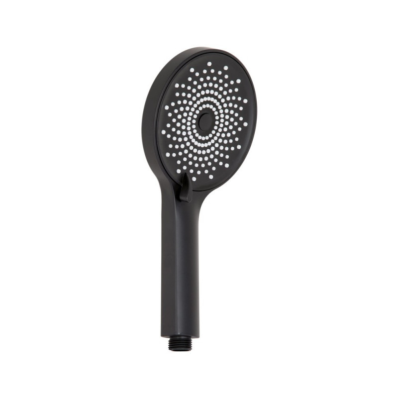 Лійка для ручного душу Lidz Niagara 32 120 мм округла LDNIA32BLM47555 Matt Black, фото 1