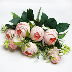 Букет півонії закритих, світло-рожеві, 30 см