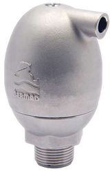 Автоматичний повітряний клапан Bermad, нержавіючий (зовнішнє різьблення 1"), ціна з ПДВ