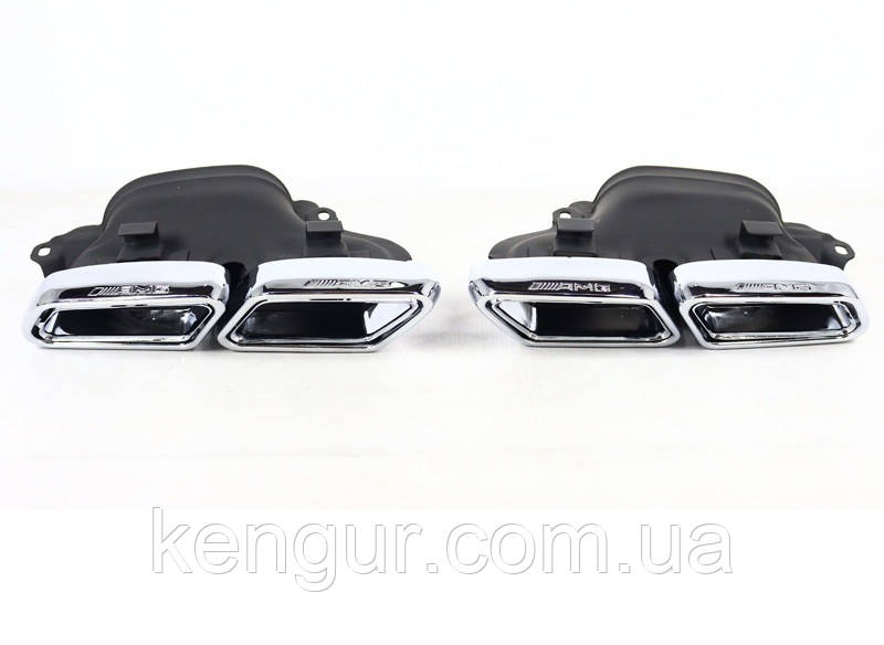 Насадки на вихлопні труби Mercedes GLE-class W166 2015-2018, фото 1