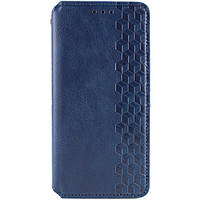 Захисний чохол-книжка GETMAN Cubic для Redmi Note 14 4G (European) Синій