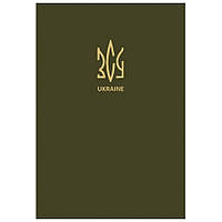 Блокнот,  А5, 80 аркушів, клітинка, картонна обкладинка, "UA", OPTIMA