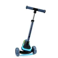 Самокат триколісний Kinderkraft Raket (PU-колеса, з LED-підсвіткою) KRRAKE00BLU0000 Blue, фото 2