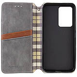 Захисний чохол-книжка GETMAN Cubic для Redmi Note 14 4G (European) Сірий, фото 2