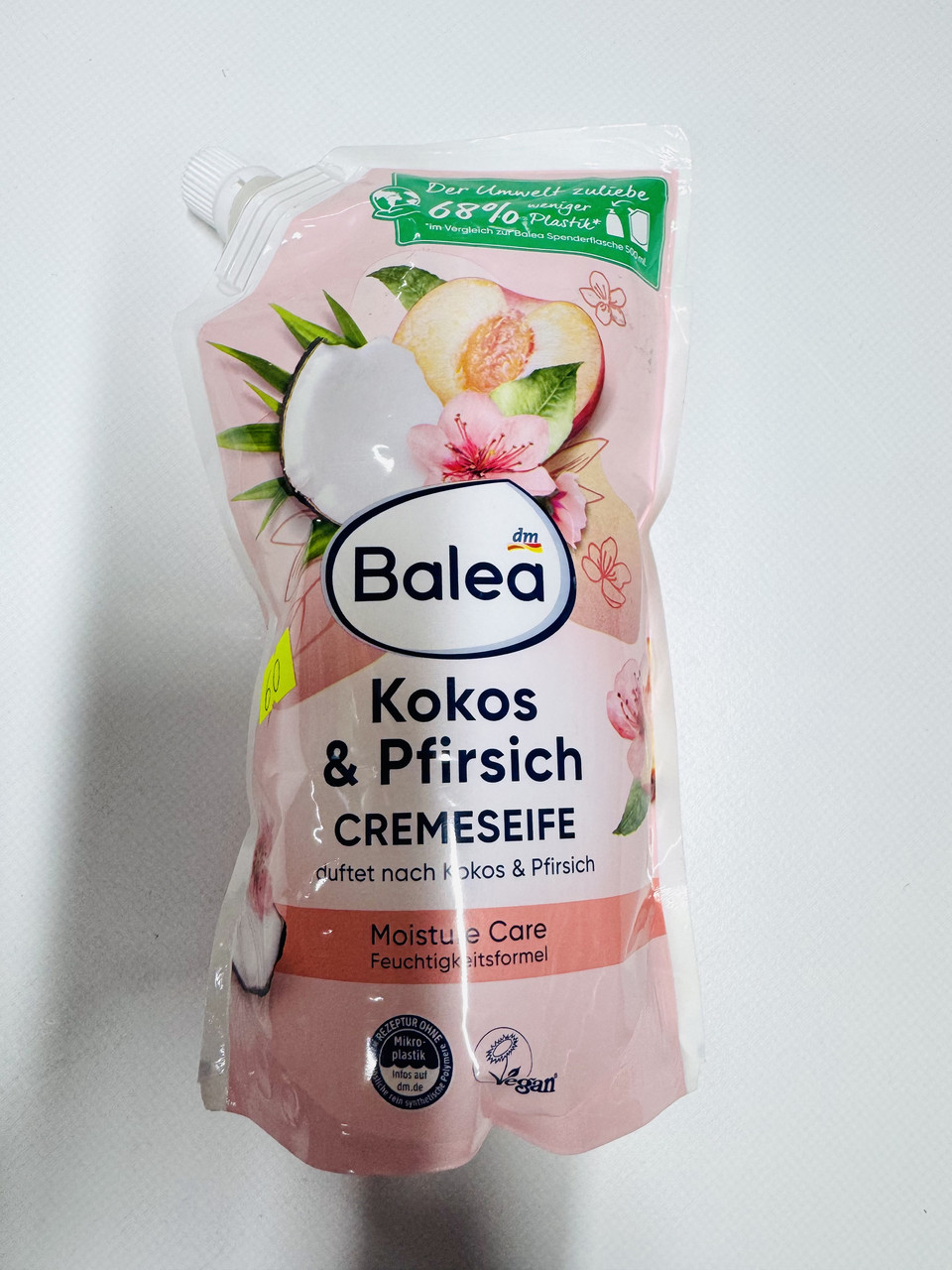 Рідке мило Balea Kokos & Pfirsich, 500 ml