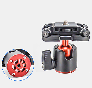 Штативна головка із вбудованим кріпленням для смартфона Bexin BH-908