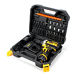 Шурупокрут акумуляторний DeWALT DCF680Z2FA (12V, 2AH) повний комплект з набором інструментів Деволт з насадками і бітами в кейсі, фото 4
