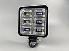 Фара LED квадратна 48W 6000K (18 діодів) (8.5 см х 8.5 см х 1.5 см) Mini, фото 7