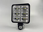 Фара LED квадратна 48W 6000K (18 діодів) (8.5 см х 8.5 см х 1.5 см) Mini, фото 8