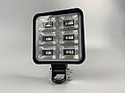 Фара LED квадратна 48W 6000K (18 діодів) (8.5 см х 8.5 см х 1.5 см) Mini, фото 9