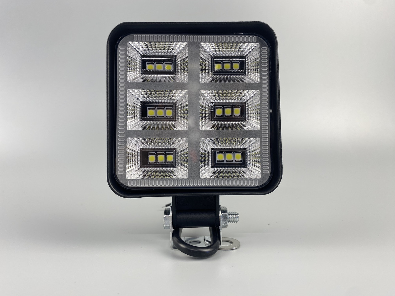 Фара LED квадратна 48W 6000K (18 діодів) (8.5 см х 8.5 см х 1.5 см) Mini, фото 1