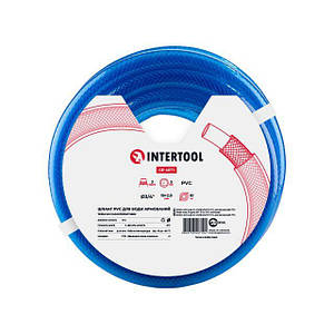 Шланг для води 3-шаровий 3/4", 10 м, армований, PVC INTERTOOL GE-4071