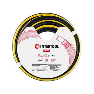 Шланг для води 4-х шаровий 3/4", 20м, армований, PVC INTERTOOL GE-4123