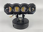 Фара для мотоцикла комбо-луч, LED фара світлодіодна додаткова 30W з чіткою світловою межею, фото 6