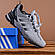 Чоловічі Кросівки Adidas Marathon чорні з сірим, фото 5