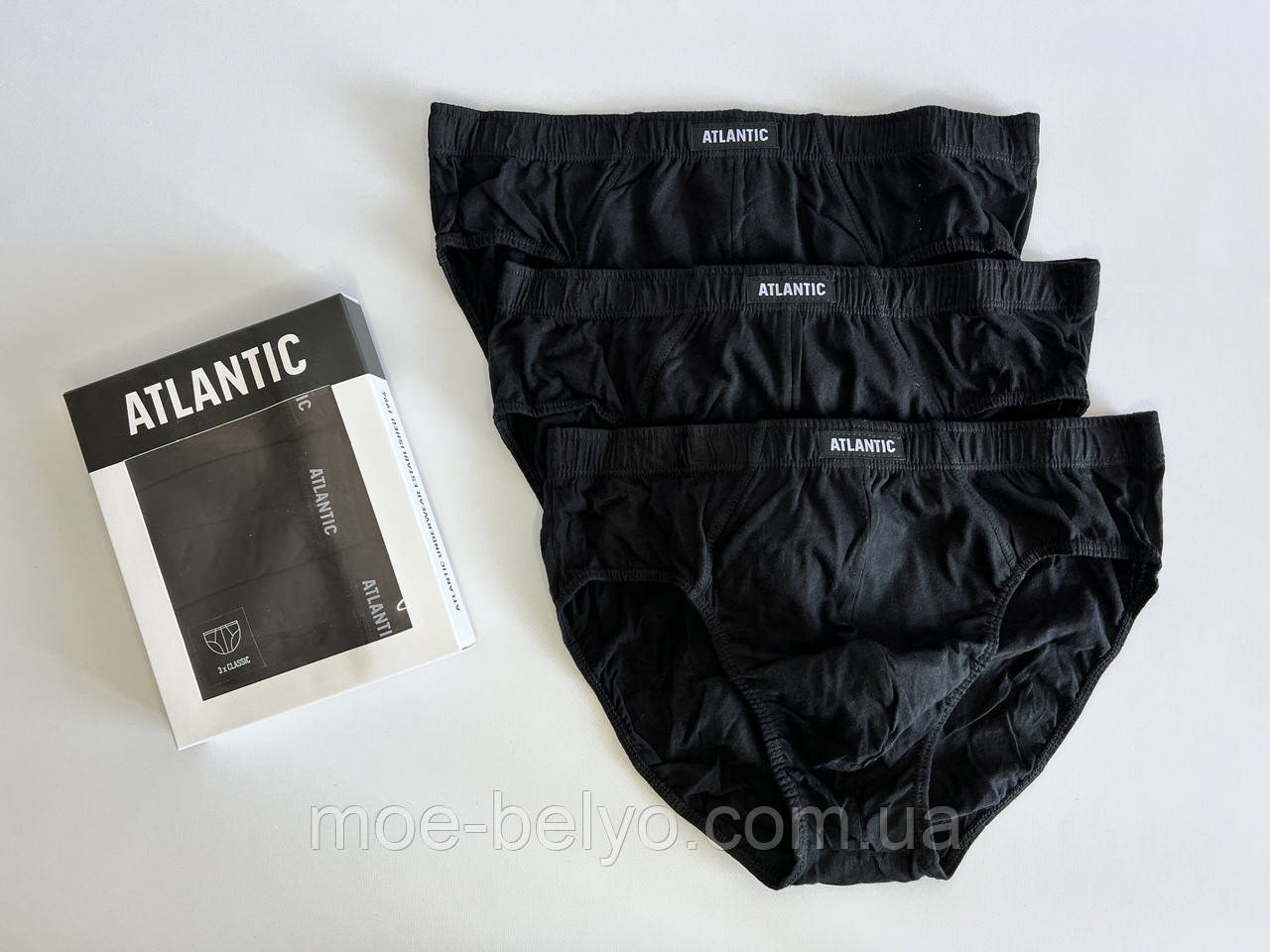 Чоловічі труси atlantic 3MP-006 classic набір 3 шт