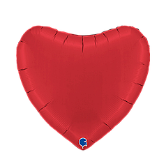 36" GRABO-ГР 039 СЕРЦЕ Сатин Рубінове | Rubin Red (УП)