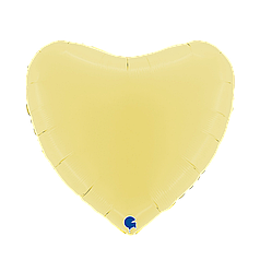 36" GRABO-ГР 012 СЕРЦЕ Макарун Жовте | Matte Yellow (УП)
