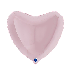 36" GRABO-ГР 020 СЕРЦЕ Металік Рожеве | Pastel Pink (УП)