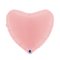 36" GRABO-ГР 002 СЕРЦЕ Макарун Рожеве | Matte Pink (УП)