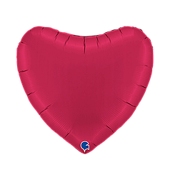 36" GRABO-ГР 042 СЕРЦЕ Сатин Вишневий | Cherry (УП)