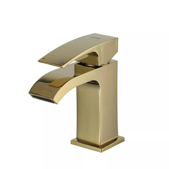 Змішувач для умивальника GAPPO G1007-3 (золото), фото 1